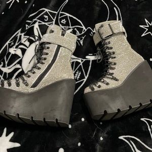Rhinestone traitor boots
